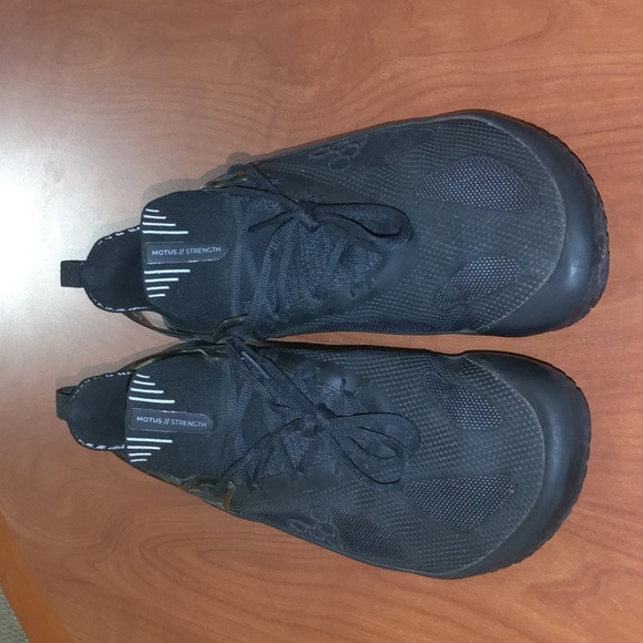 Vivobarefoot Motus Strength Zero Vegan Men's Sneaker Black EUR 45 US 12
